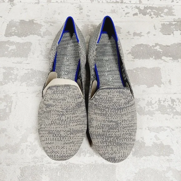 NEW Rothy's The Loafer Gray Round Toe Slip On Flat Loafers C531